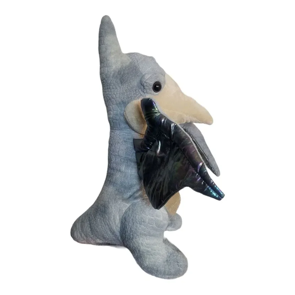 Plush Pterodactyl Dinosaur Gray Stuffed Animal 16